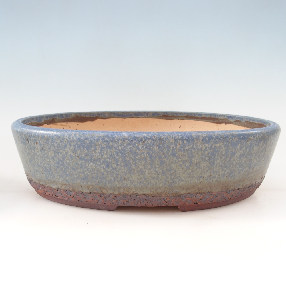 Bonsai bowl 33 x 25 x 8 cm , colour blue