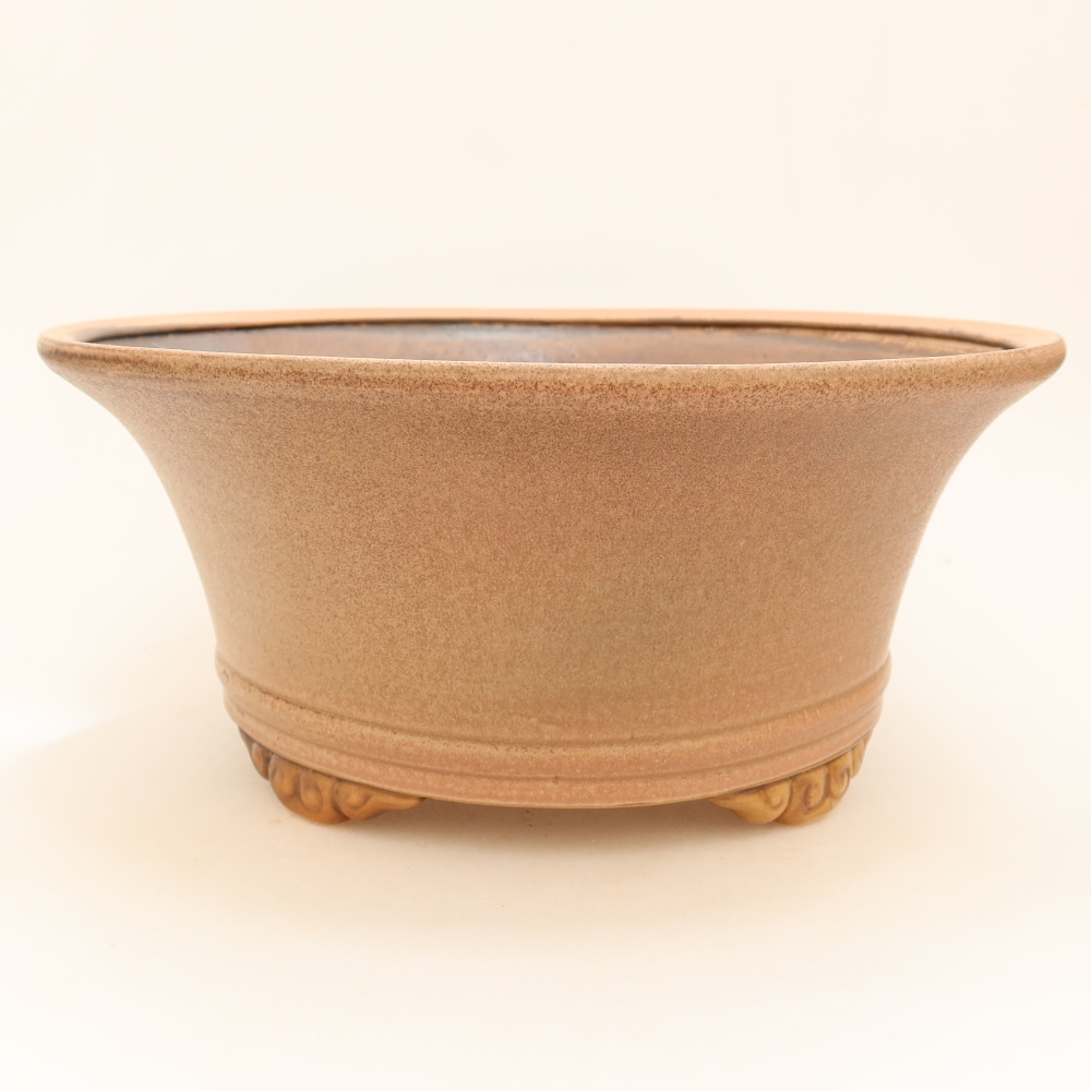 Ceramic bonsai bowl 29 x 29 x 12 cm, pink