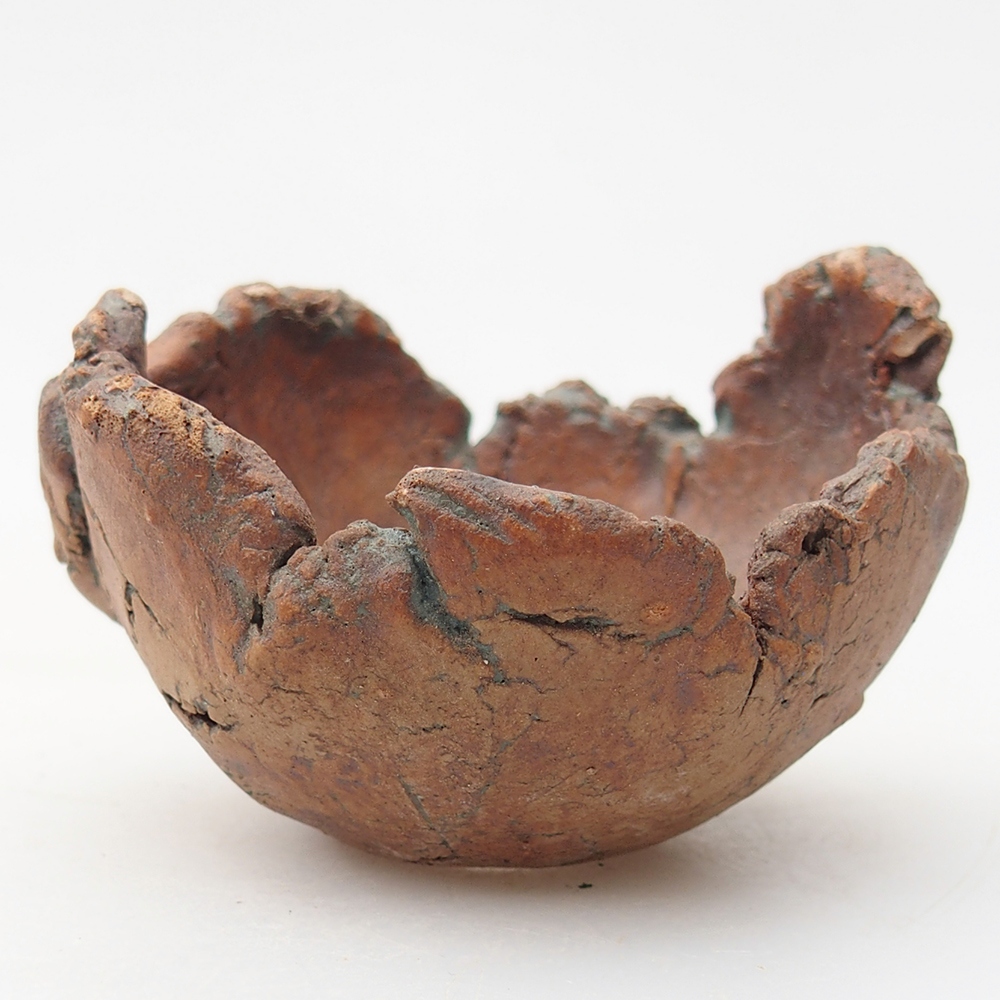 Ceramic Shell 7 x 6,5 x 4,5 cm , colour green