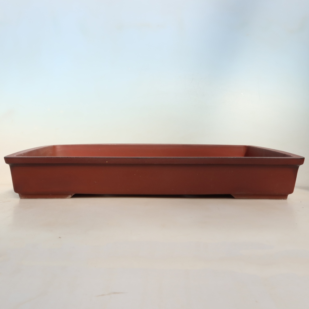 Ceramic Bowl  45 x 29 x 6.5 cm, brick red – IN-STORE PICKUP ONLY or pallet shipping