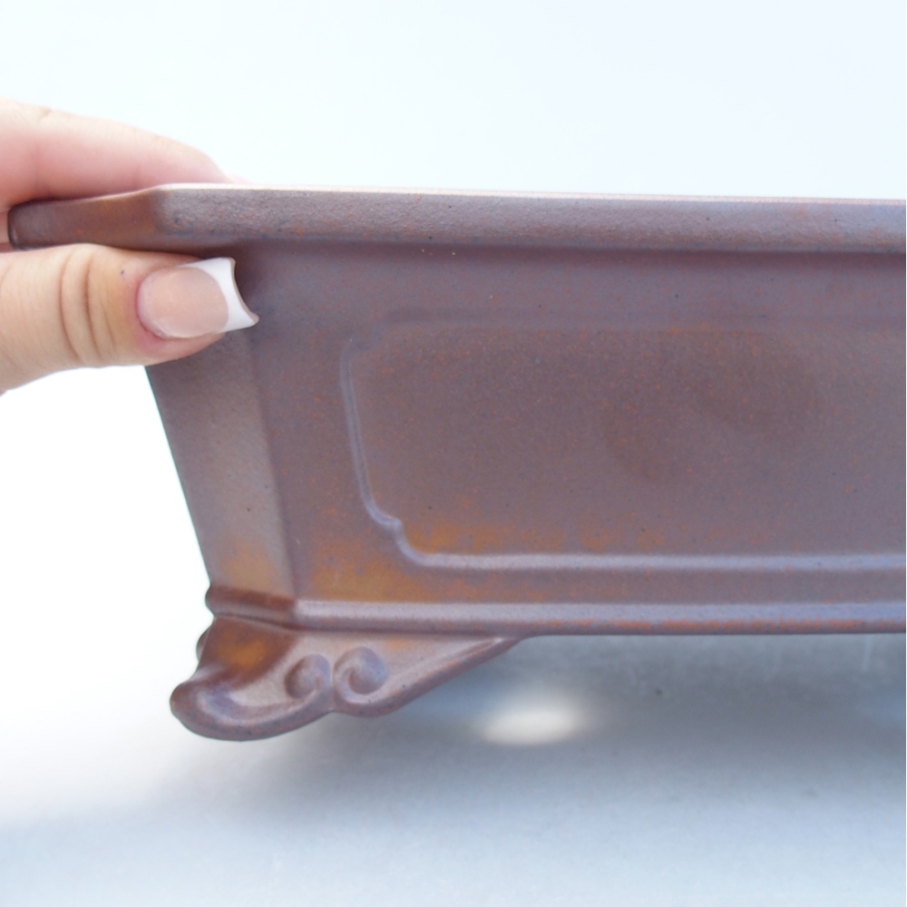 Bowl 26,5 x 20 x 9 cm brown