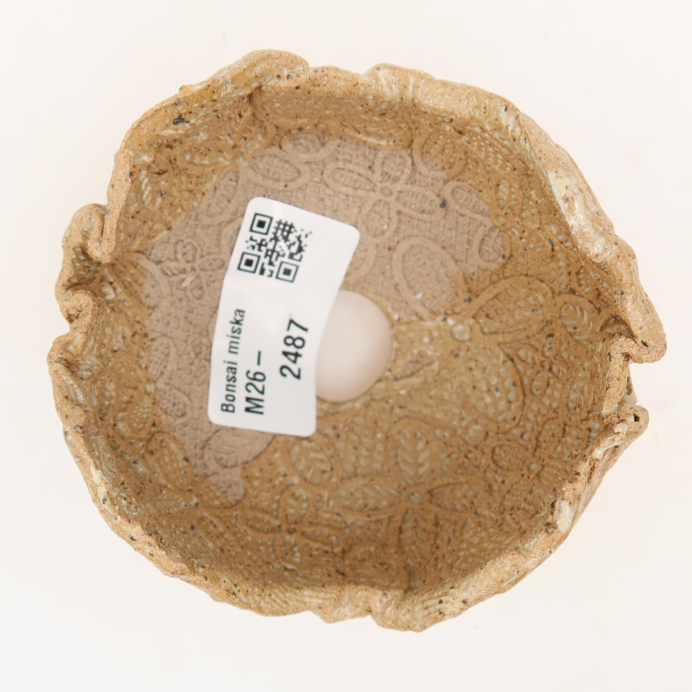 Ceramic Shell 8,5 x 8,5 x 6 cm , colour beige