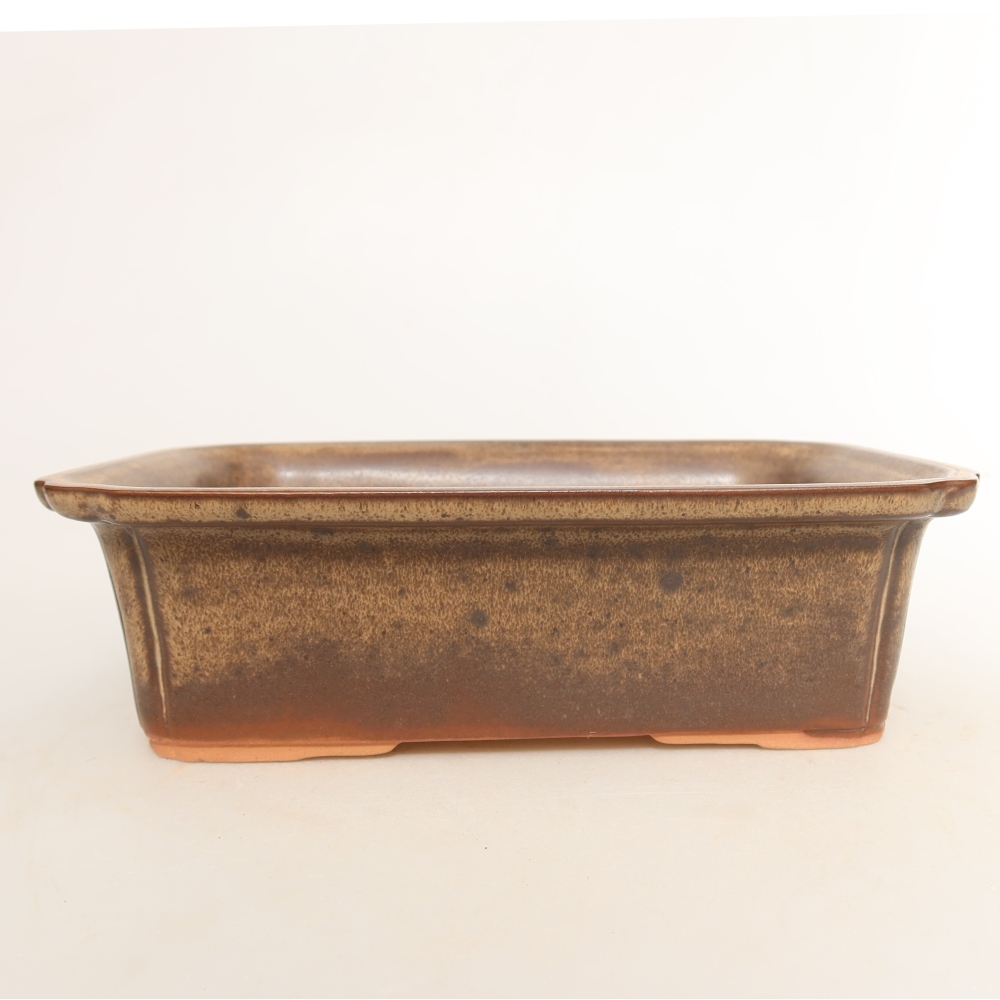 Ceramic Bowl, 20 x 15.5 x 5.5 cm, brown