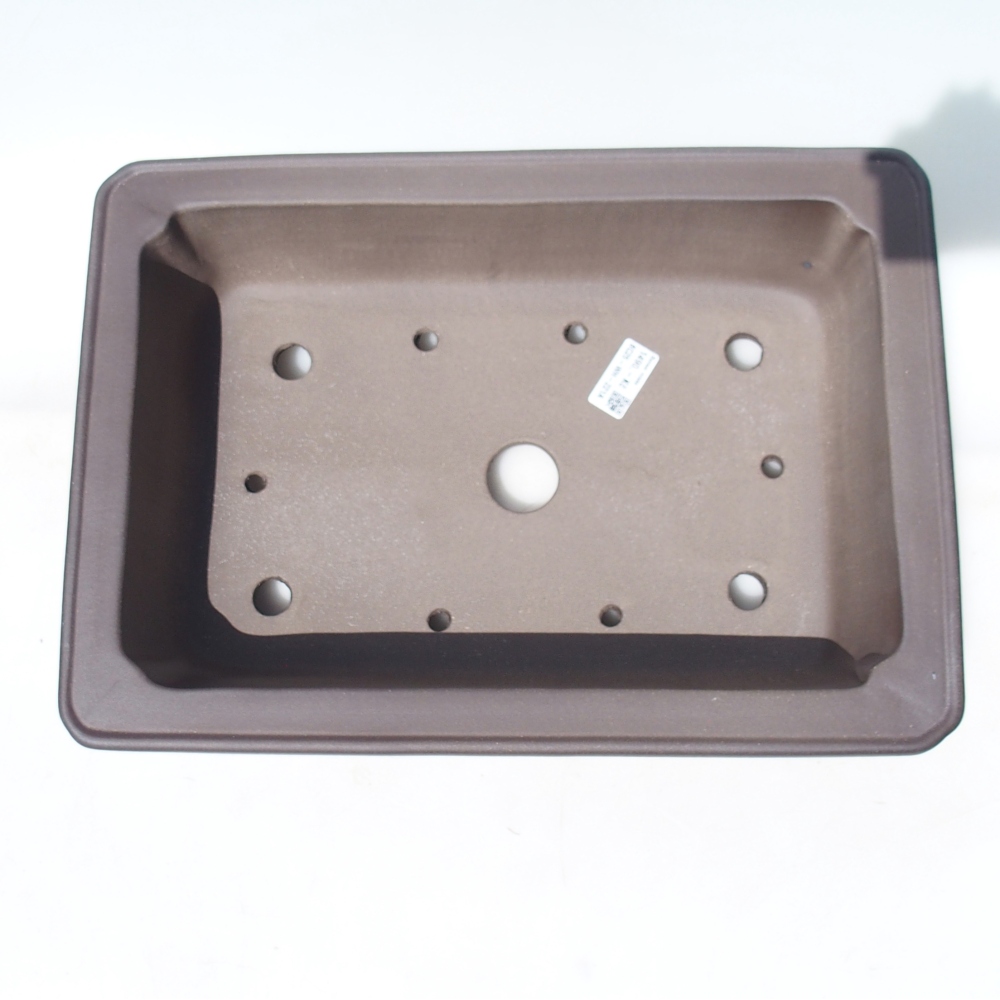 Bowl 41 x 29 x 10,5 cm brown - PERSONAL COLLECTION OR PALLET TRANSPORT ONLY