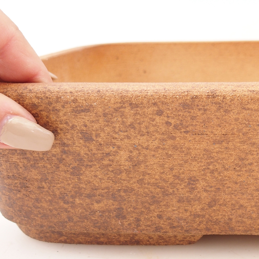 Bonsai bowl 29 x 25 x 7 cm , colour brown