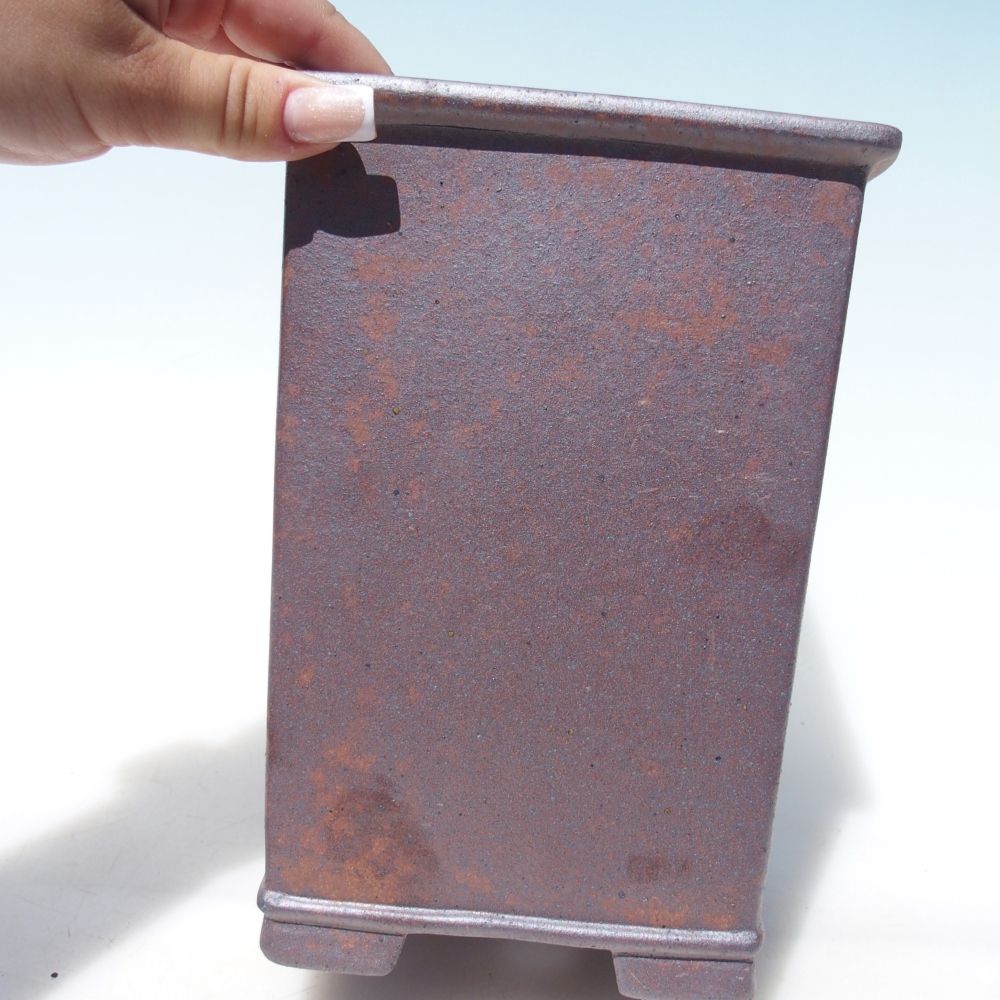 Bowl 14 x 14 x 20 cm brown