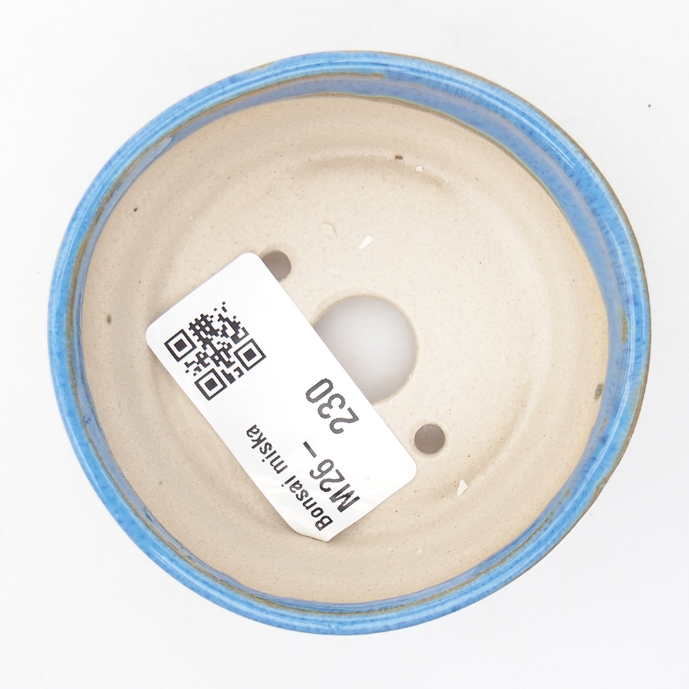 Mini bonsai bowl 7 x 7 x 3 cm, blue