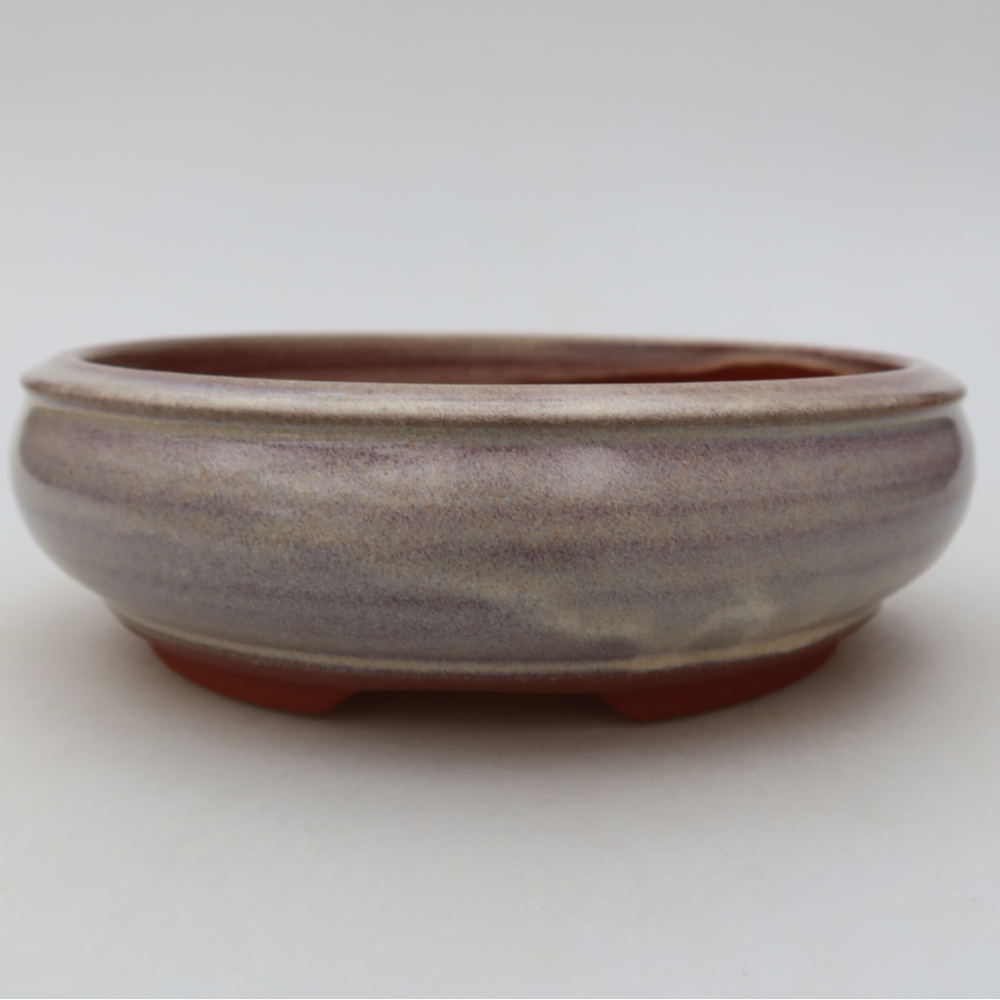 Ceramic bonsai bowl 16 x 16 x 5 cm, colour blue