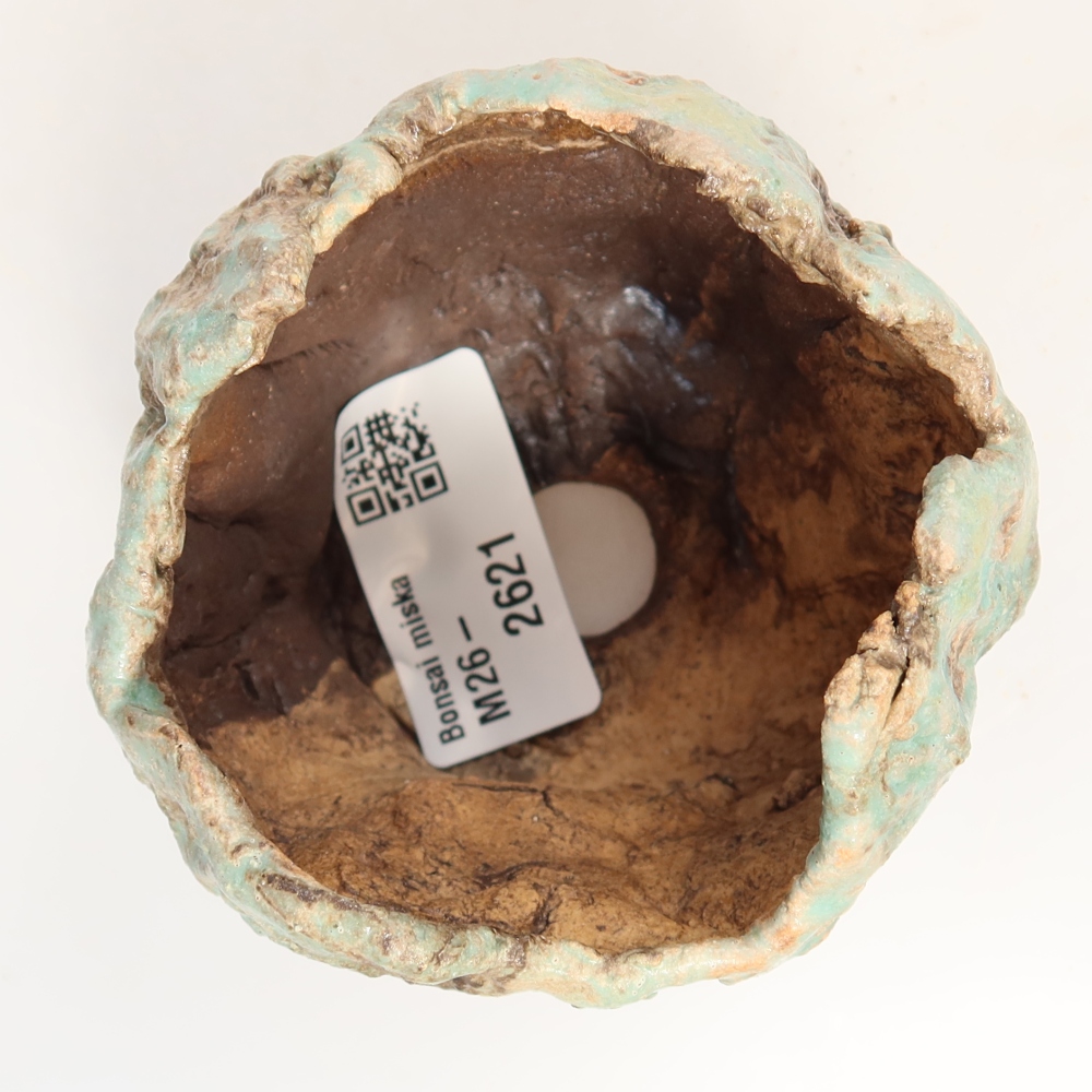 Ceramic Shell, 7 x 7 x 7 cm, green