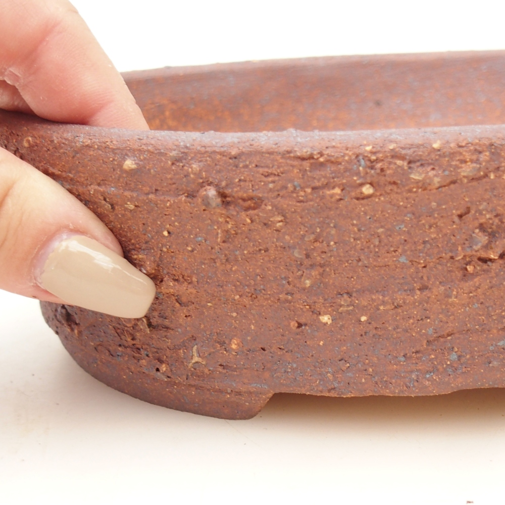 Bonsai bowl 19,5 x 16 x 5,5 cm , metal colour