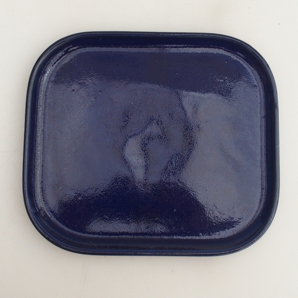 Ceramic bowl H36 - 17.5 x 15 x 1 cm - blue