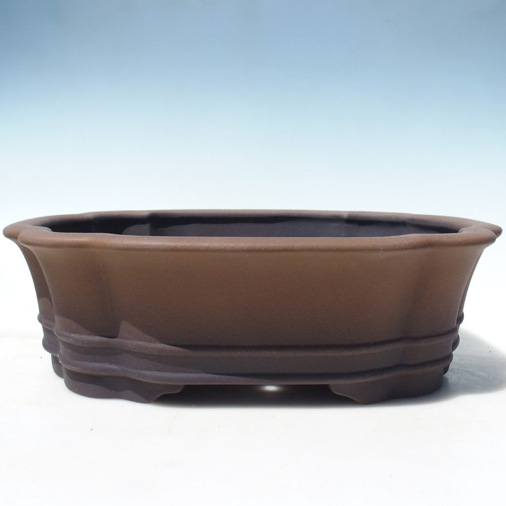 Bowl 40 x 34 x 12 cm brown - PERSONAL COLLECTION OR PALLET TRANSPORT ONLY