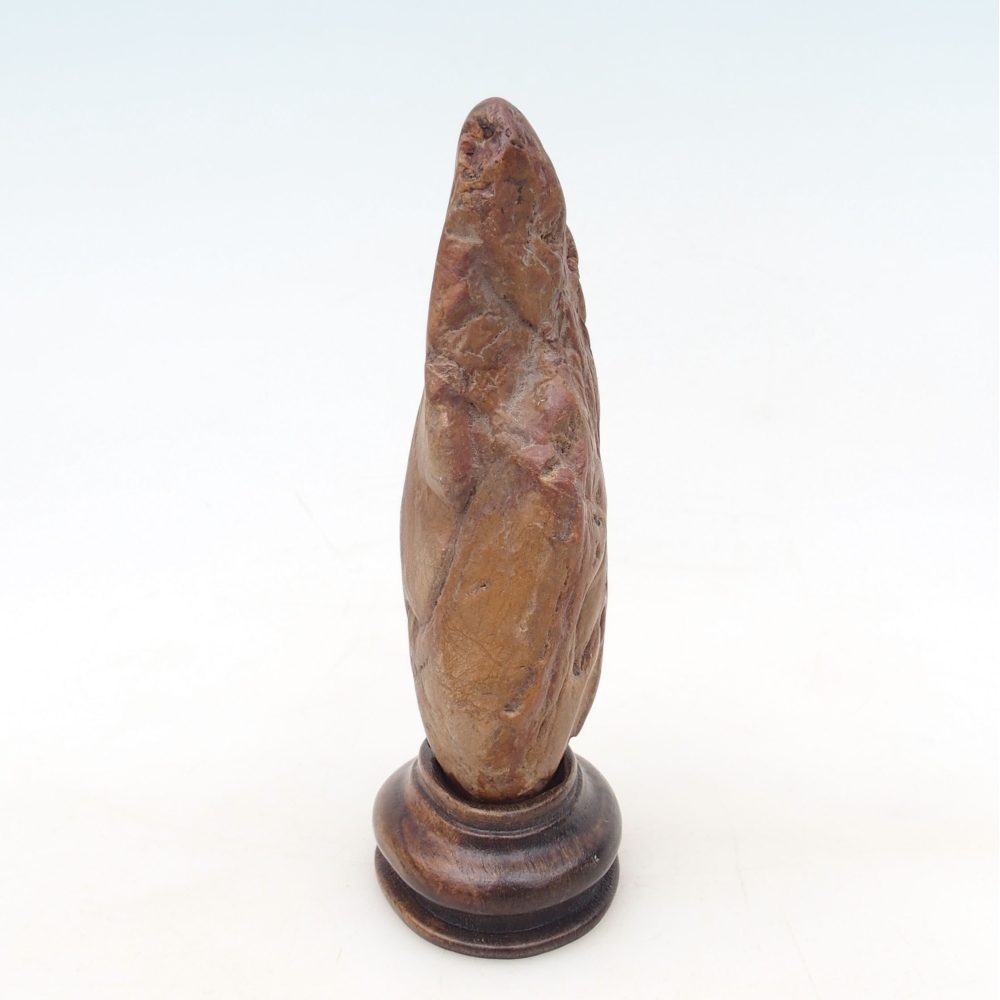 Suiseki - Stone with DAI (wooden pad)
