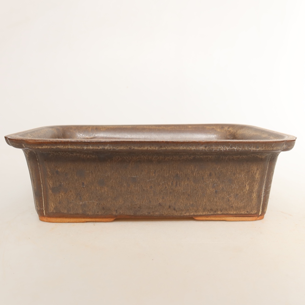 Ceramic Bowl, 20 x 15.5 x 5.5 cm, brown