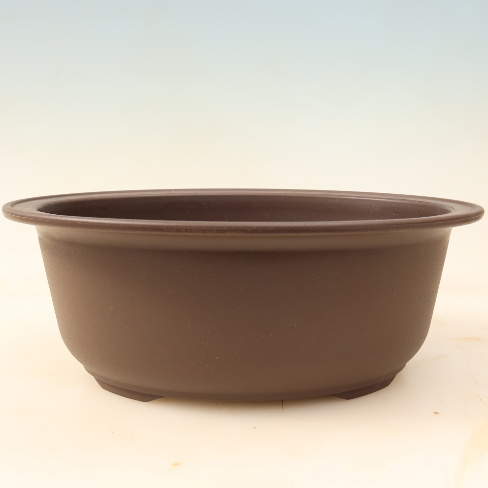 MP-28 Brown Plastic Bonsai Pot - 24.5 x 19 x 9 cm