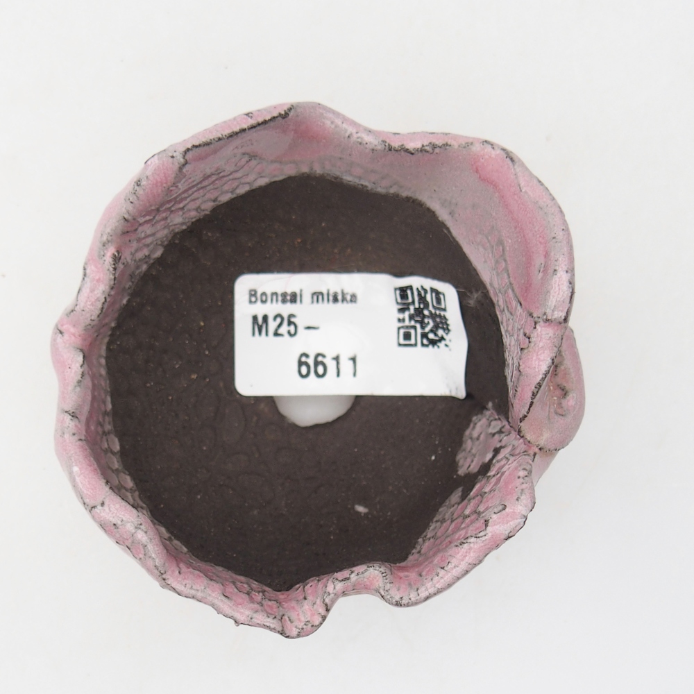 Ceramic Shell 7 x 7 x 6,5 cm , colour purple