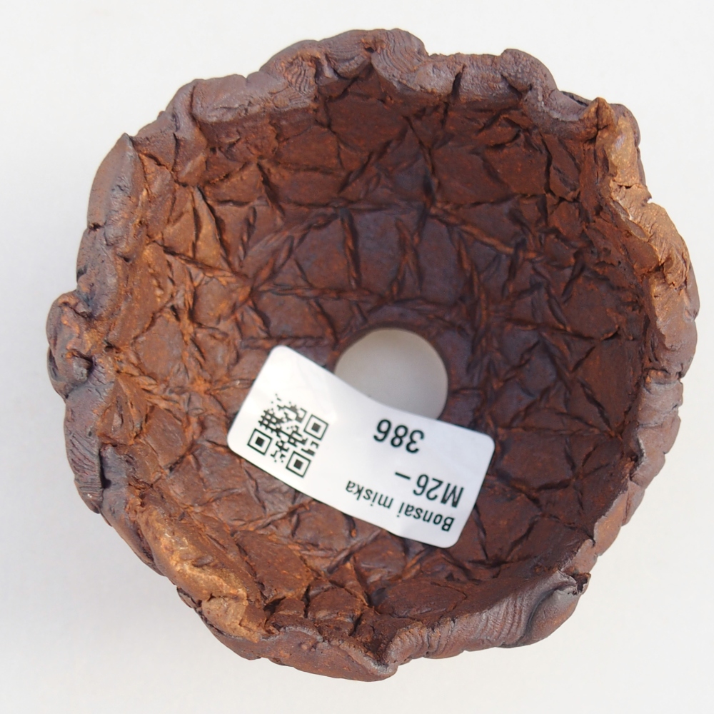 Ceramic Shell 8,5 x 8 x 6 cm , colour brown