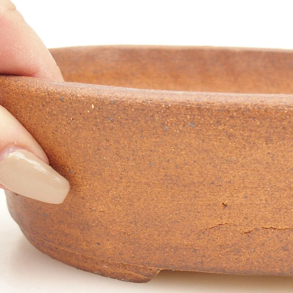 Bonsai bowl 20 x 16 x 6 cm , colour brown