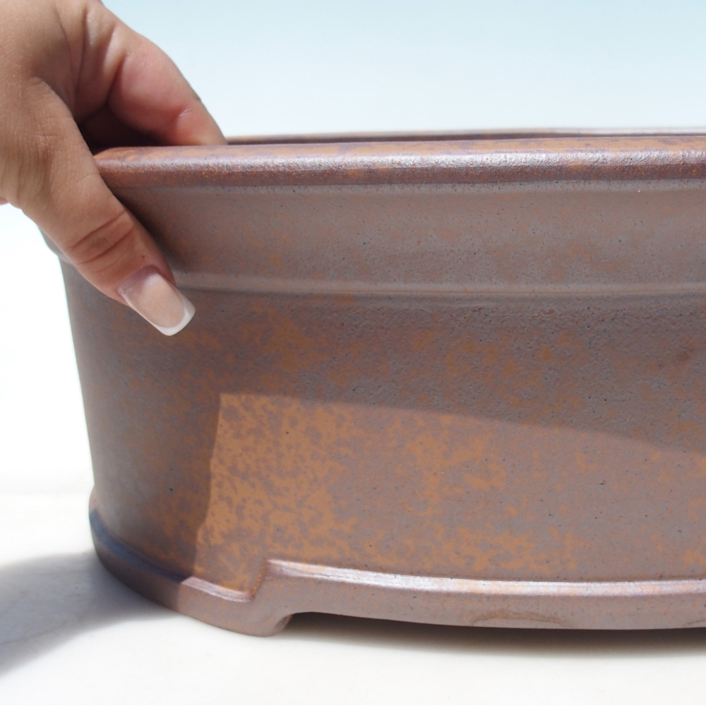 Bowl 41,5 x 33 x 13,5 cm brown - PERSONAL COLLECTION OR PALLET TRANSPORT ONLY