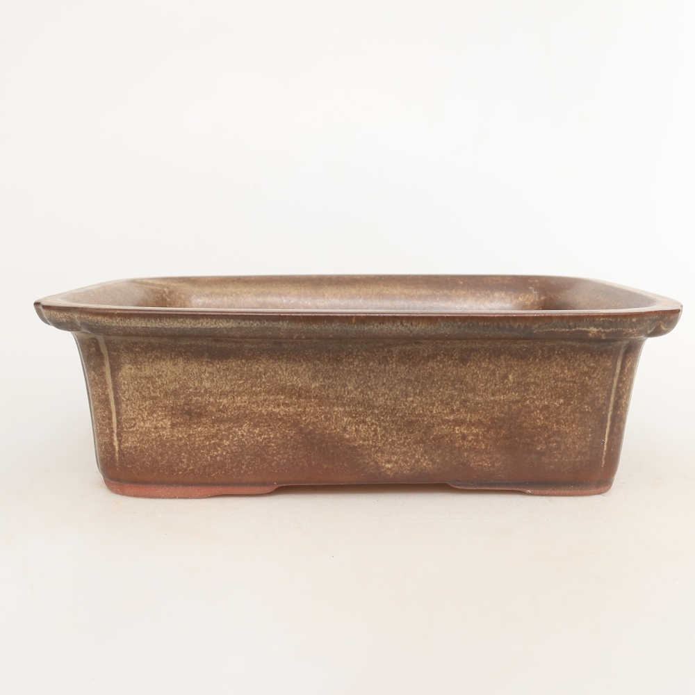 Ceramic Bowl, 20 x 15.5 x 5.5 cm, brown