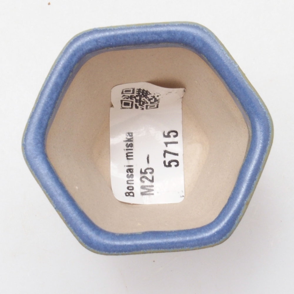 Mini bonsai bowl 5 x 5 x 5 cm, color blue
