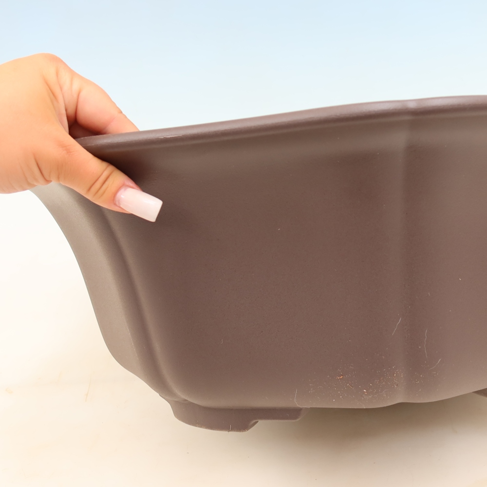 MP-32 Brown Plastic Bonsai Pot - 49 x 47 x 17 cm