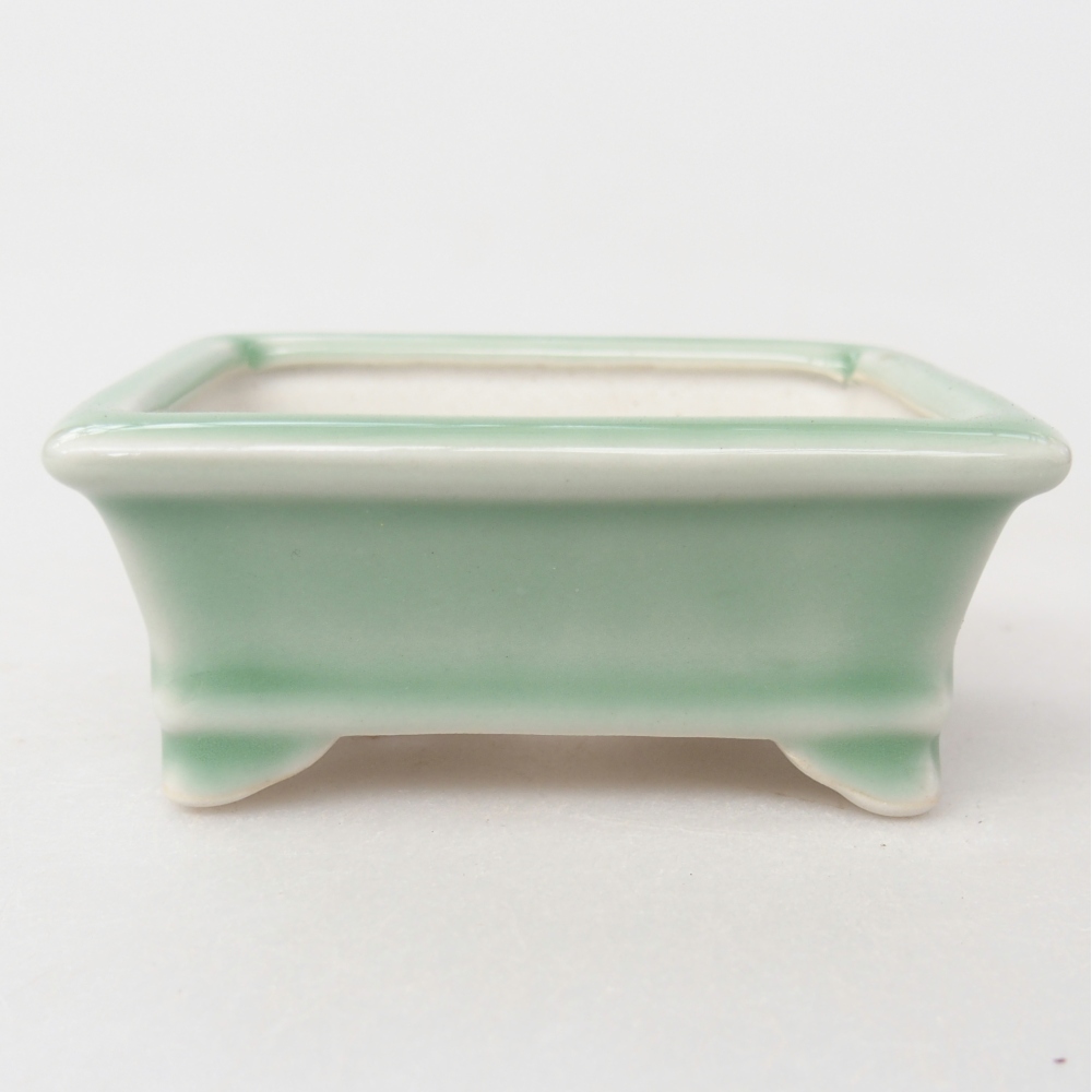 Mini bonsai bowl 8 x 6,5 x 3 cm, green
