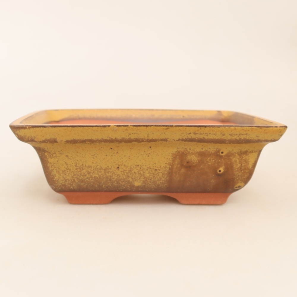 Ceramic Bowl  14.5 x 10 x 5 cm, yellow