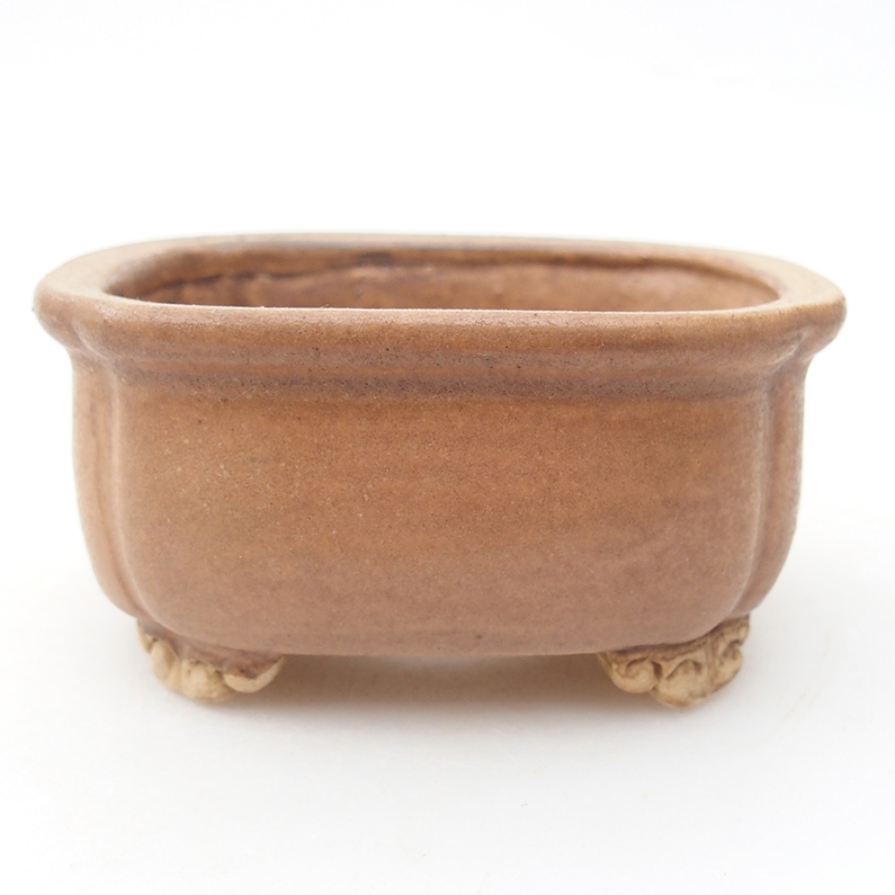 Ceramic bonsai bowl 7,5 x 7 x 4 cm, color pink