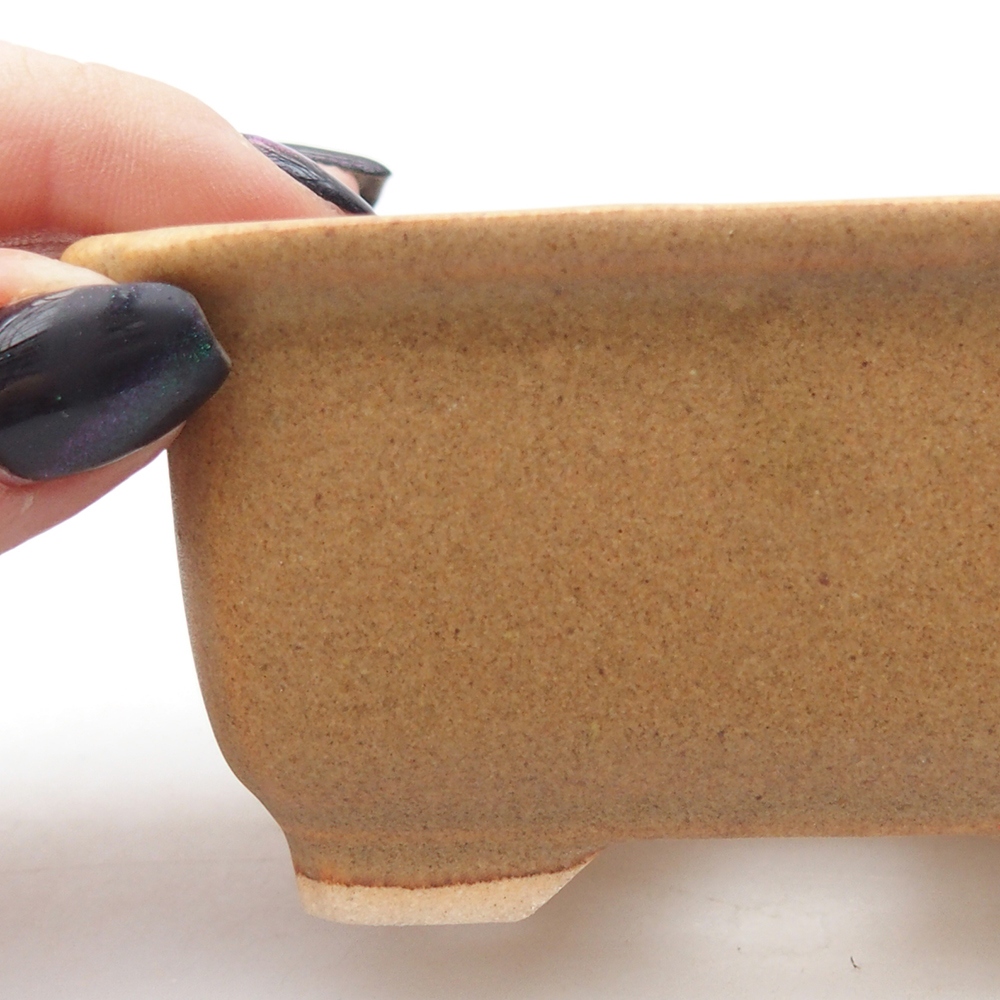 Mini bonsai bowl 9 x 7 x 4,5 cm, brown