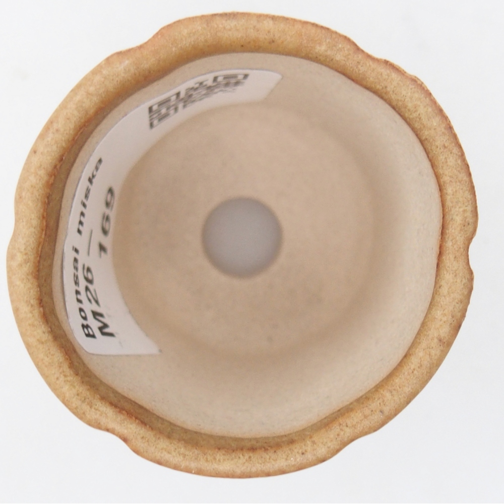 Mini bonsai bowl 4 x 4 x 4,5 cm, brown