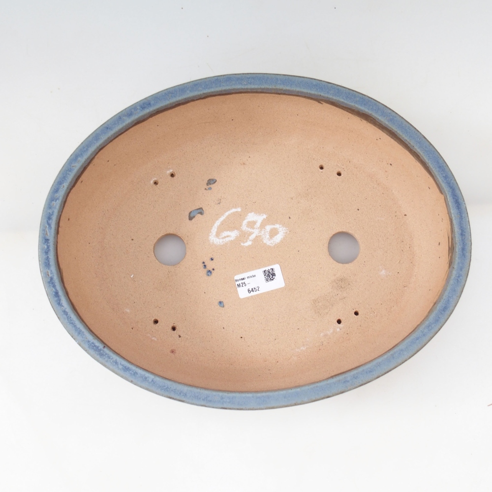 Bonsai bowl 33 x 26 x 8 cm , colour blue