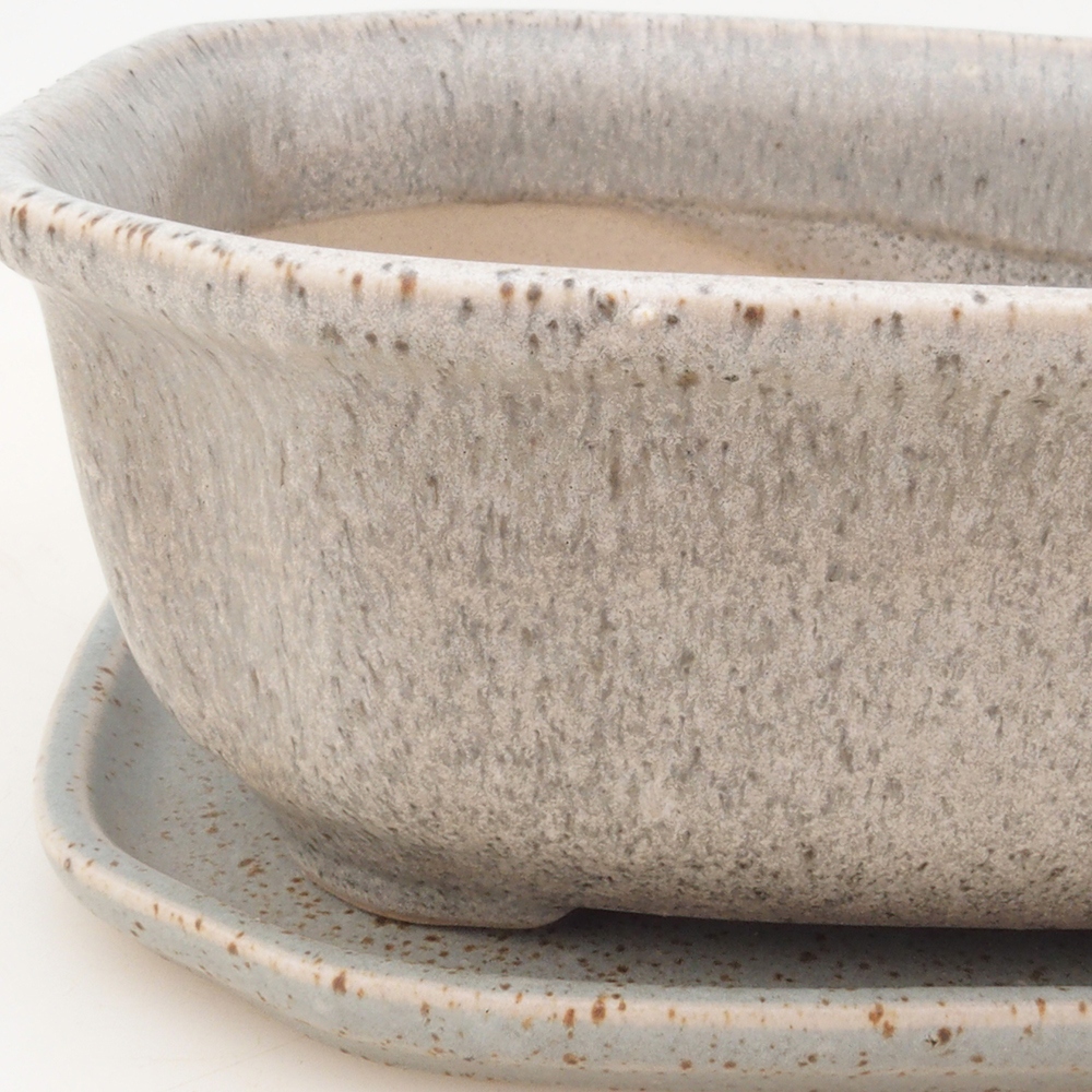 Bonsai bowl + saucer H31 - beige