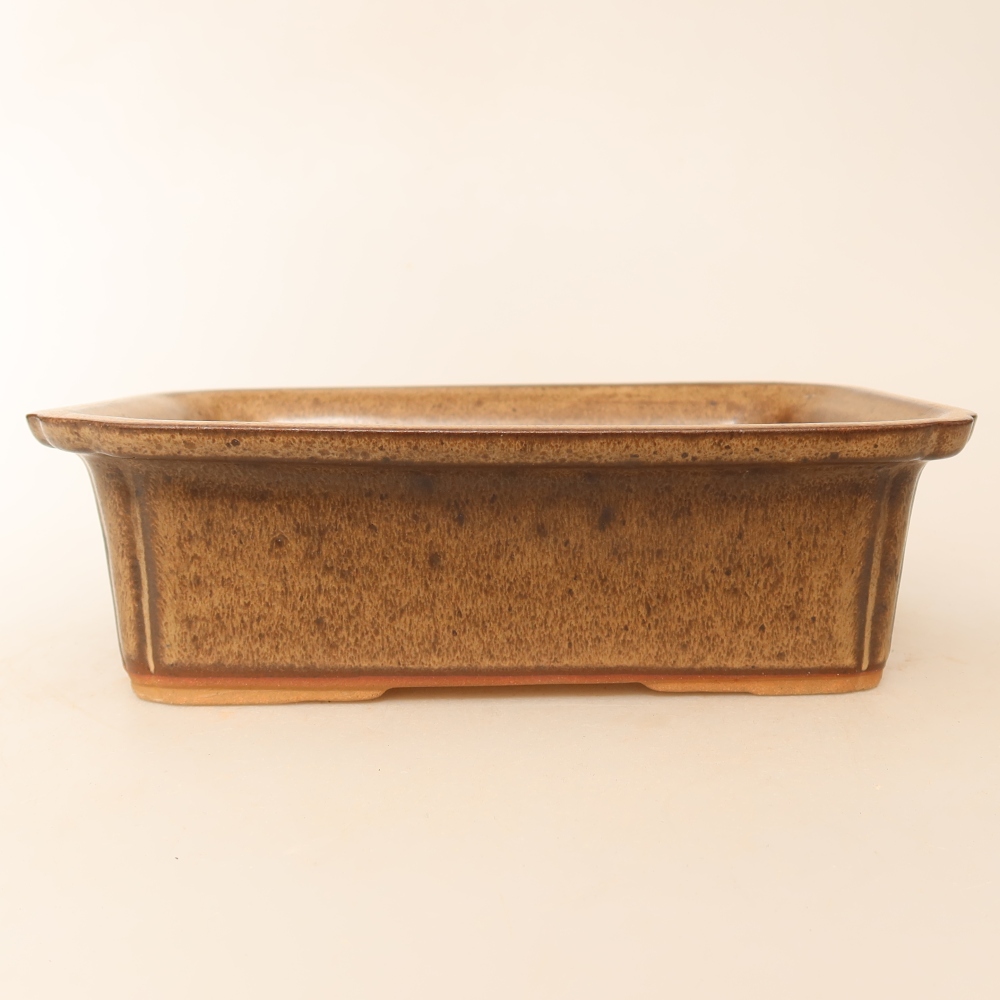 Ceramic Bowl, 20 x 15.5 x 5.5 cm, brown