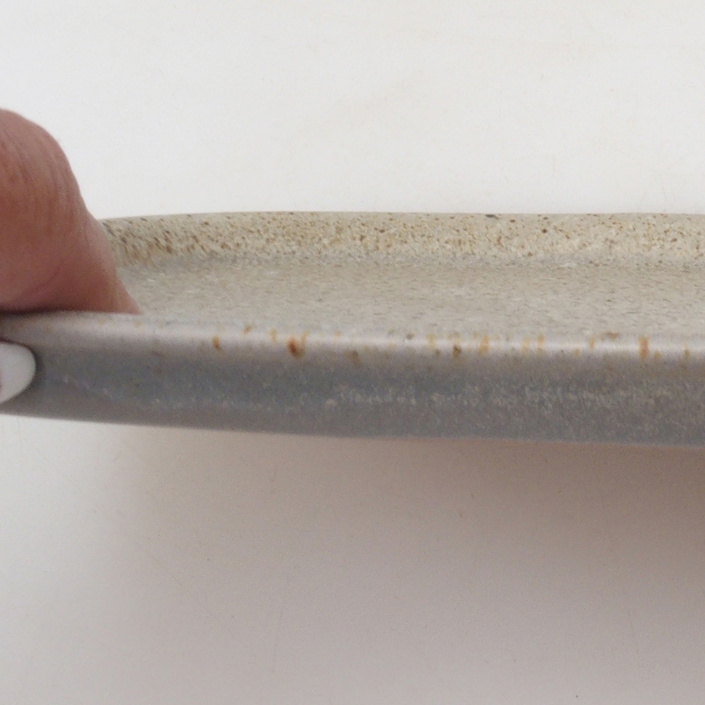 Ceramic saucer H08 - 22.5 x 16 x 1 cm - beige