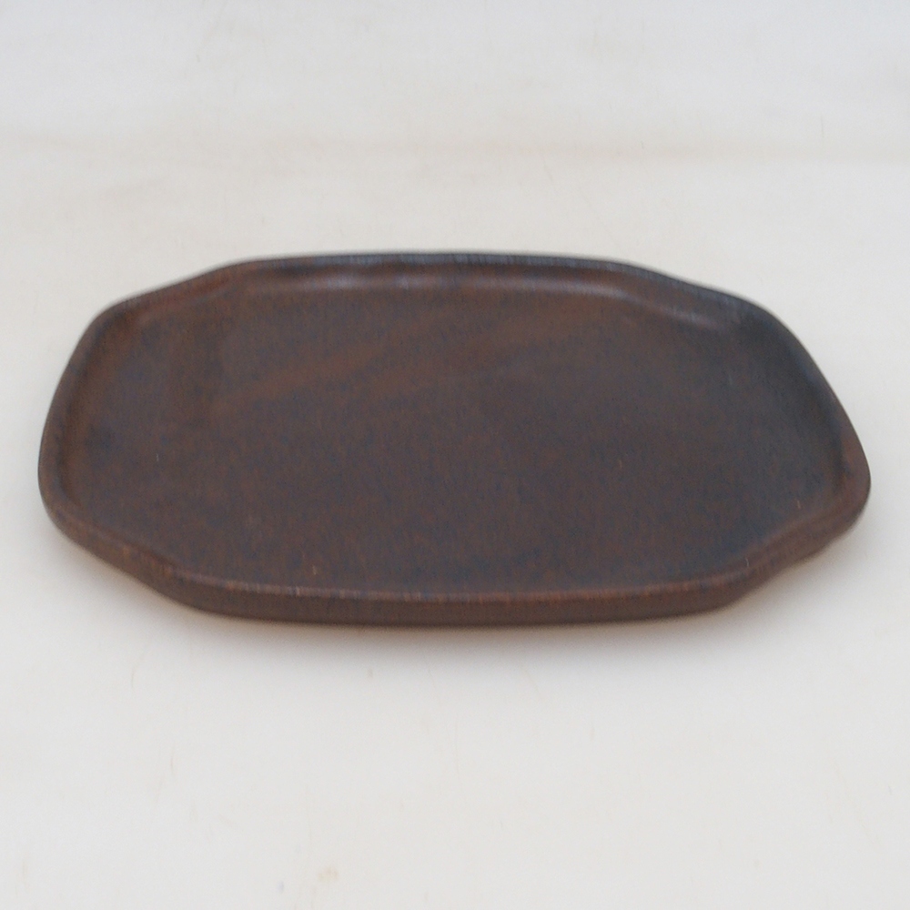 Ceramic bowl H31 - 15 x 13 x 1 cm - brown