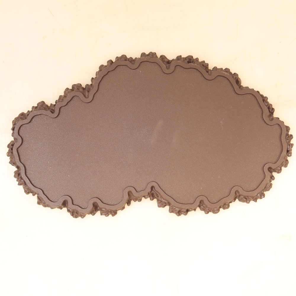 Plastic bonsai stand, 33 x 19 x 1.5 cm, brown