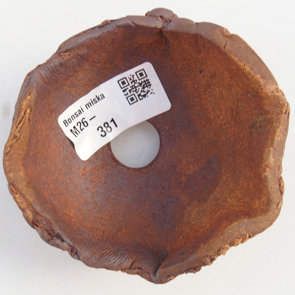 Ceramic Shell 8,5 x 8 x 5,5 cm , colour brown