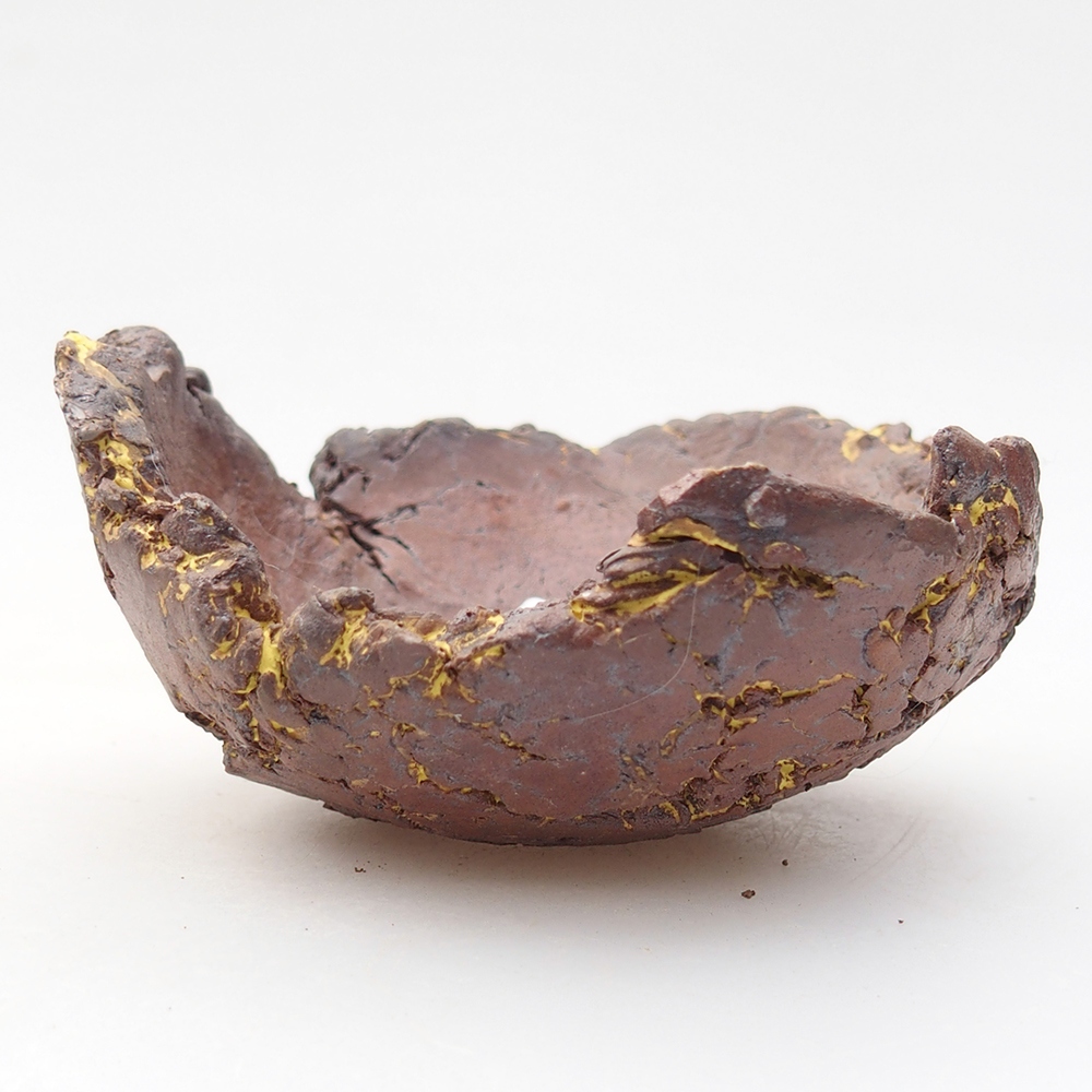 Ceramic Shell 9 x 9 x 5 cm , yellow