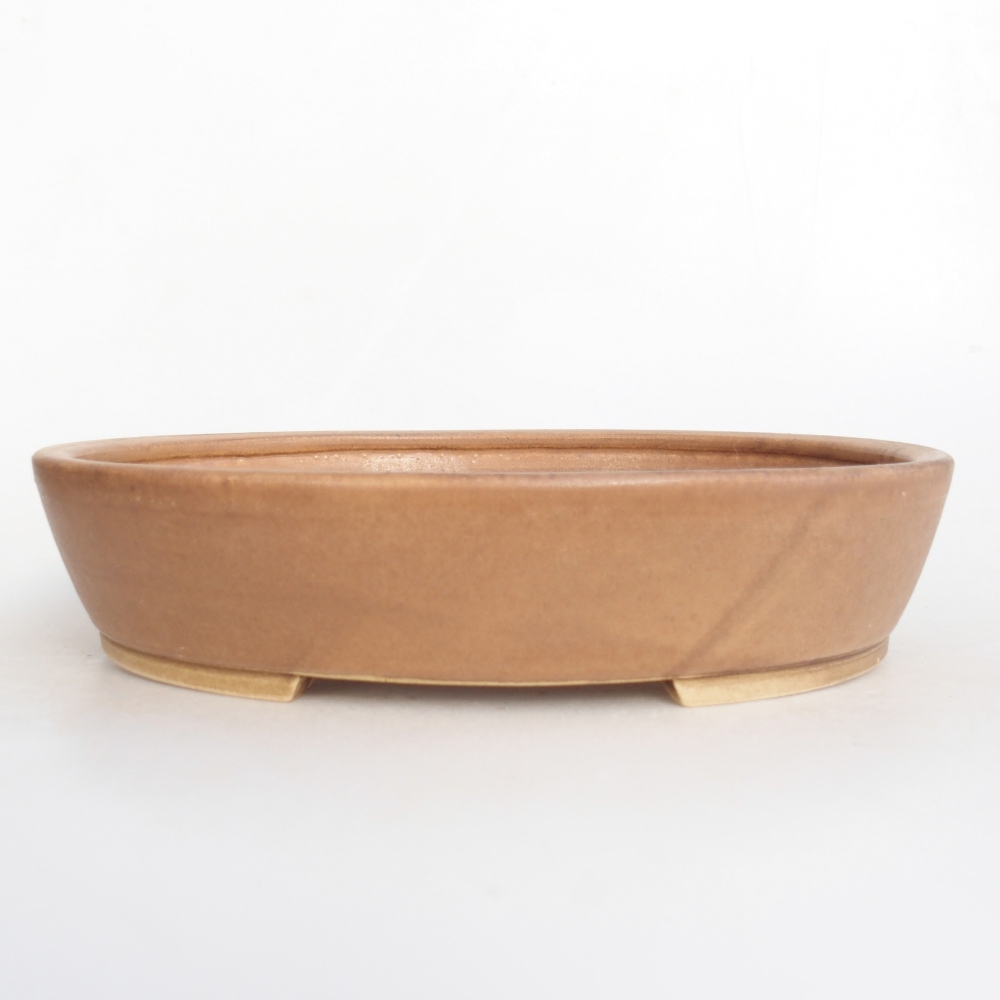 Ceramic bonsai bowl 28 x 24 x 6 cm, pink