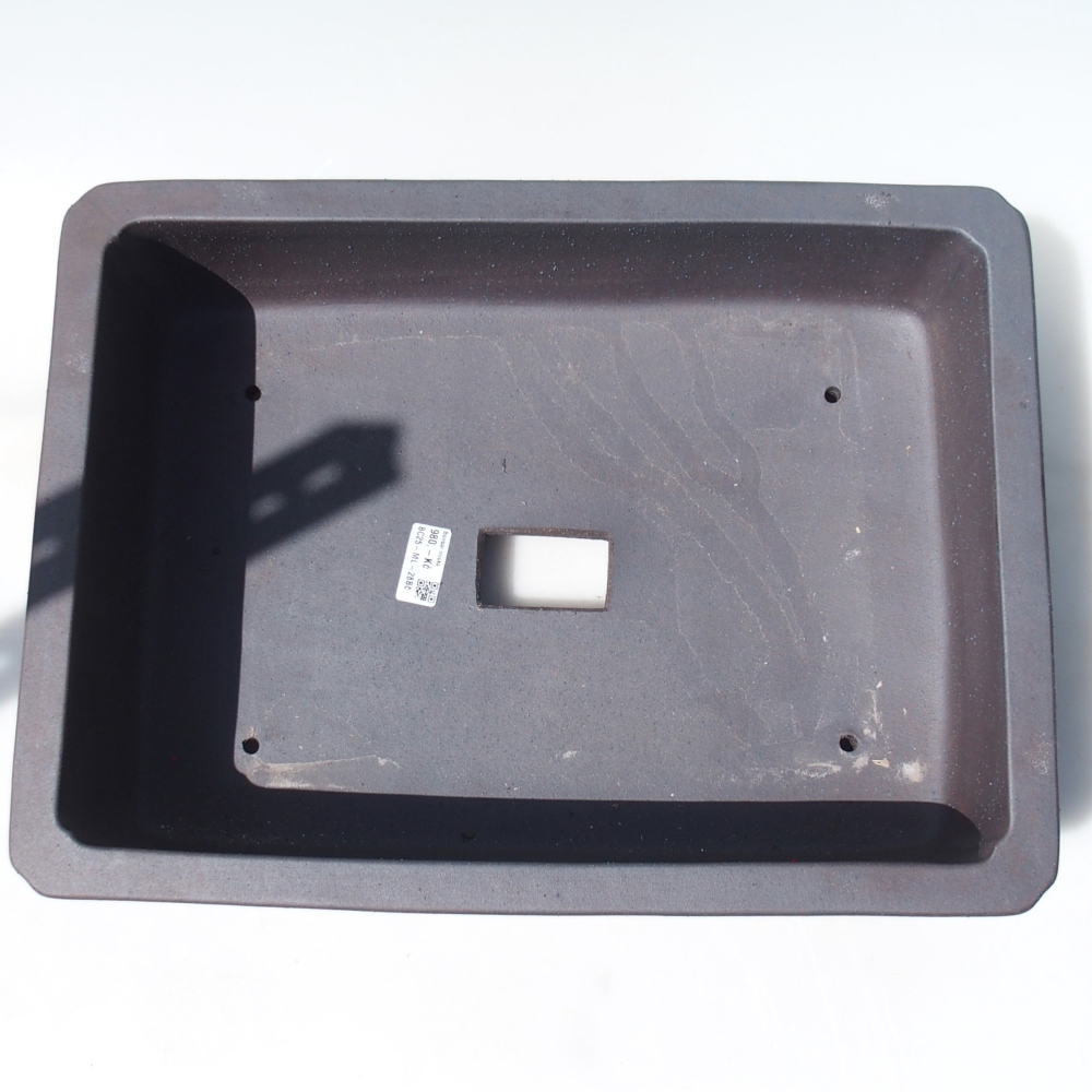 Bowl 45,5 x 34 x 13 cm black - PERSONAL COLLECTION OR PALLET TRANSPORT ONLY