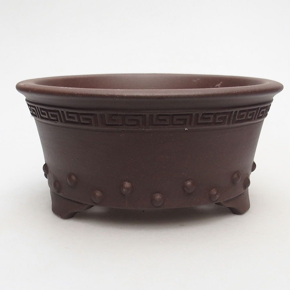 Bowl 15 x 15 x 7 cm brown