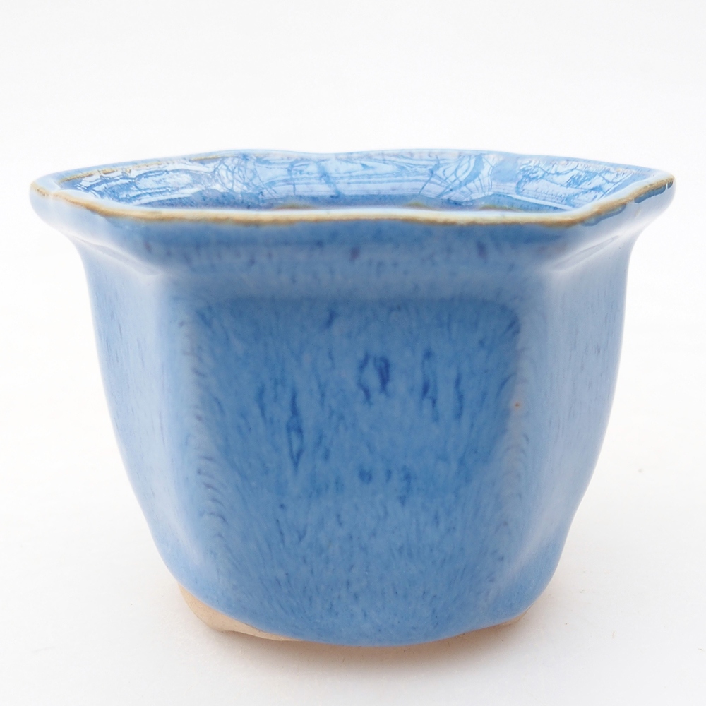 Mini bonsai bowl 4 x 6,5 x 5 cm, colour blue