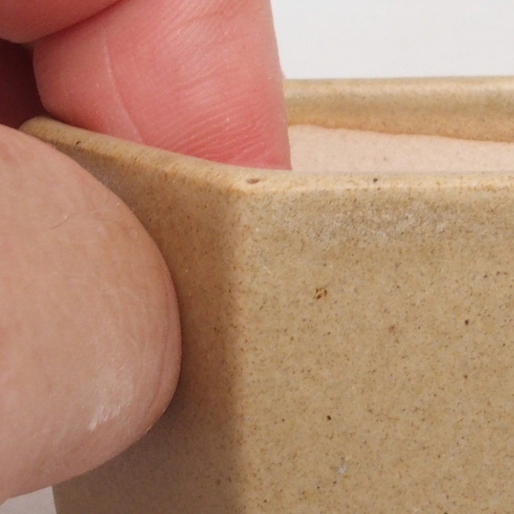 Mini bonsai bowl 7 x 5,5 x 4,5 cm, color brown