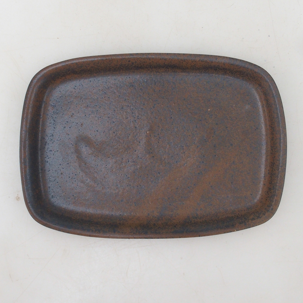 Bonsai bowl + saucer H02 - brown