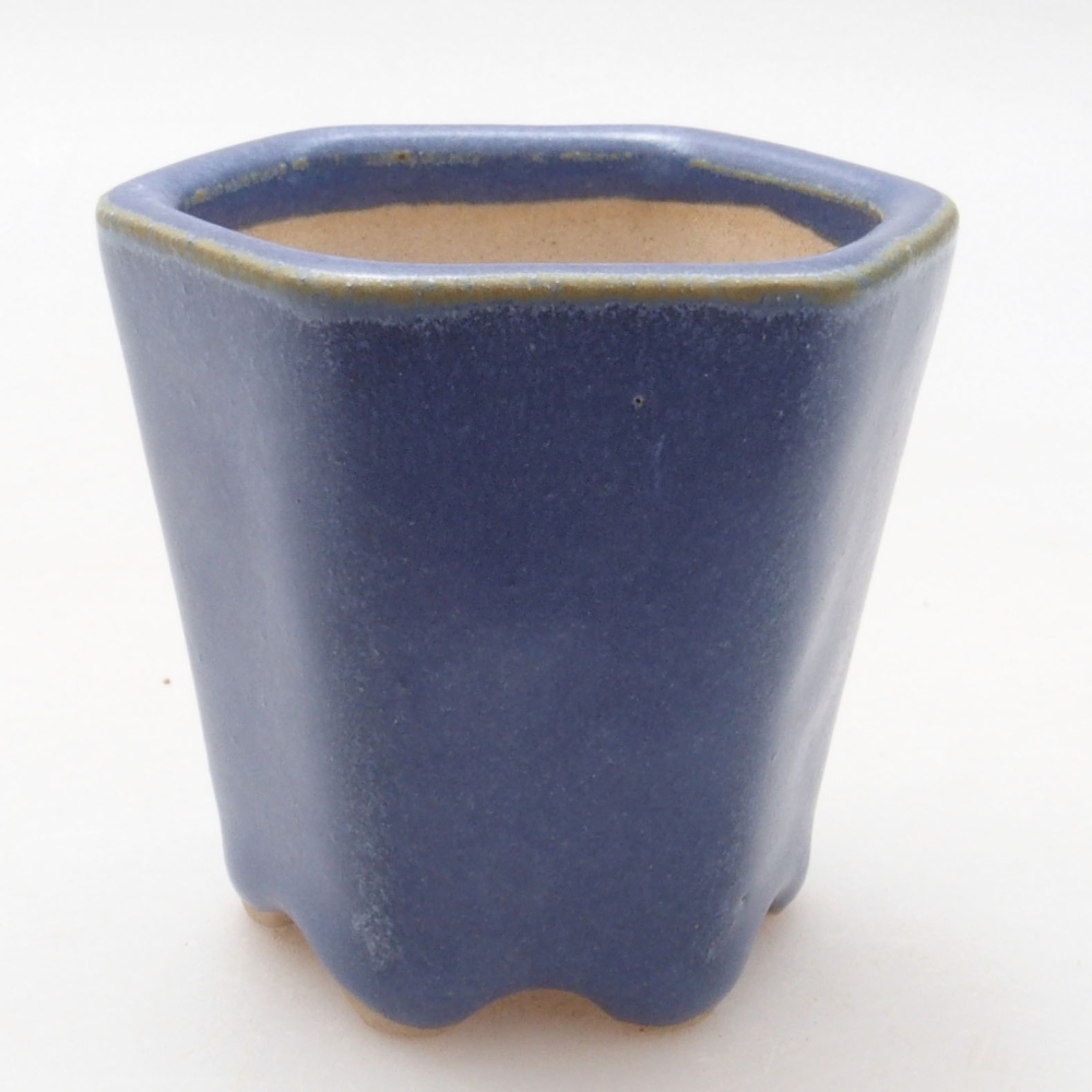 Mini bonsai bowl 5 x 5 x 5 cm, color blue