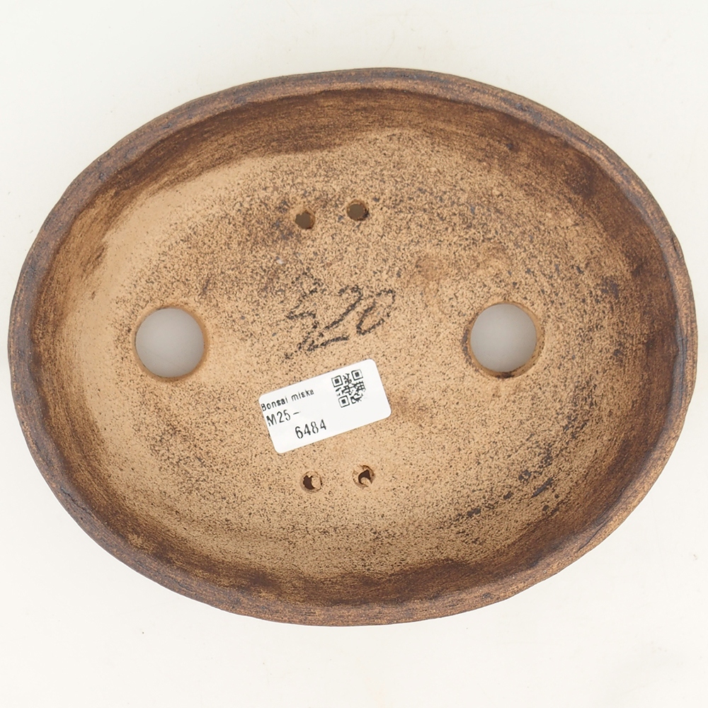 Bonsai bowl 20 x 16 x 6 cm , colour brown