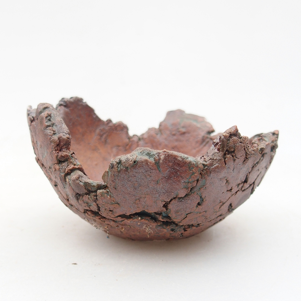Ceramic Shell 9 x 9 x 5 cm , green color