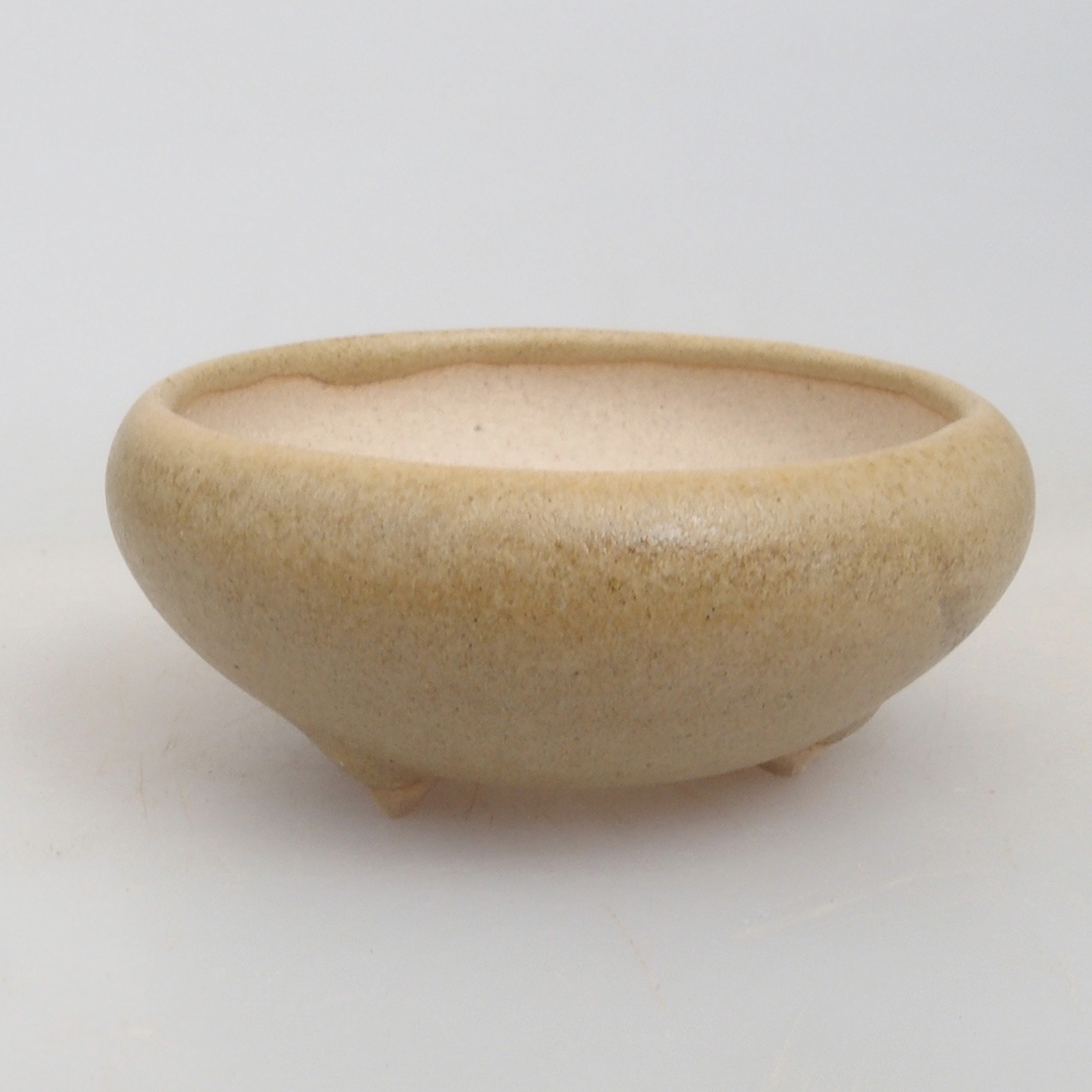 Mini bonsai bowl 5 x 5 x 2 cm, color brown