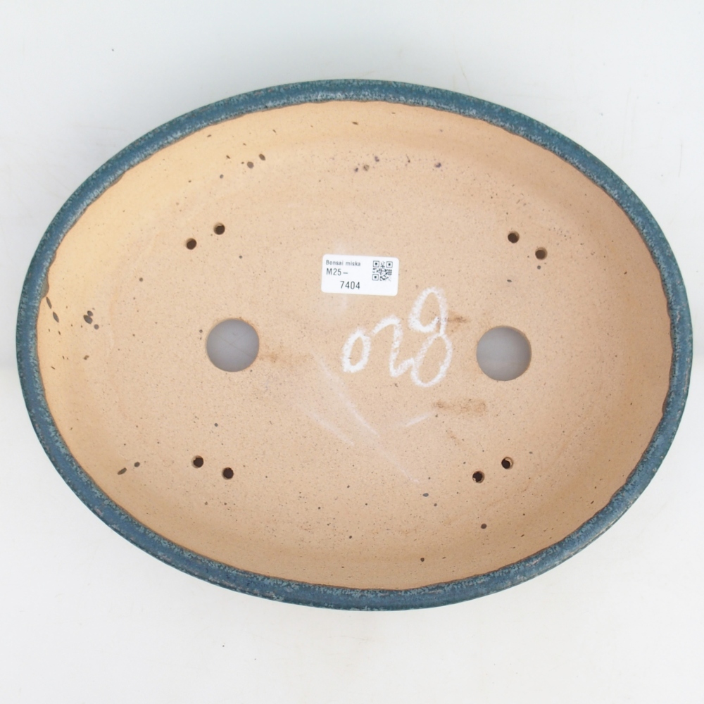Bonsai bowl 32,5 x 25,5 x 7,5 cm , colour blue